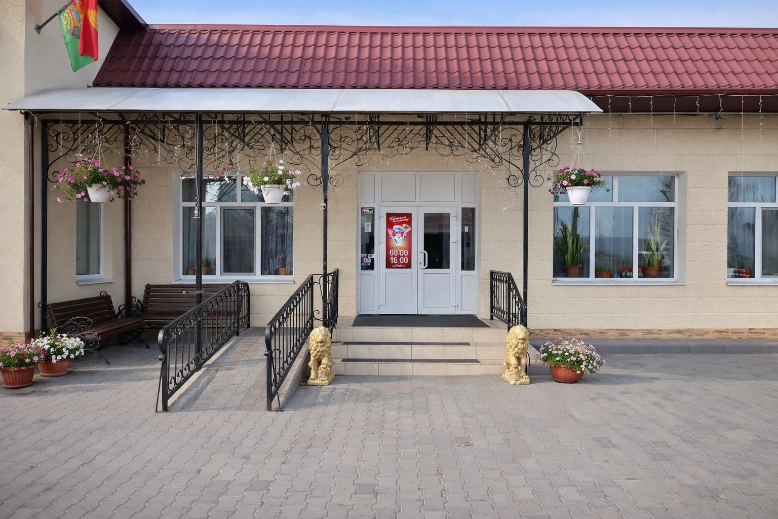 Зал стационарной столовой